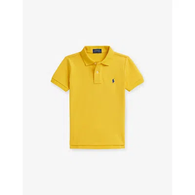 Polo Ralph Lauren Kids' Cing Yellow/c7382 Classic-fit Cotton Polo Shirt 4-7