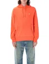 Polo Ralph Lauren Hooded Cotton-blend Sweatshirt With Iconic Branding In Melon