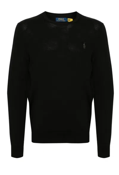 Polo Ralph Lauren Wool Sweater In Black