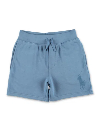 Polo Ralph Lauren Classic Boy's Relaxed Pull-on Shorts In Camp Blue