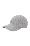 Polo Ralph Lauren Classic Cable Cap In Gray