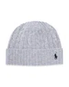 Polo Ralph Lauren Classic Cable Knit Beanie In Andover Heather