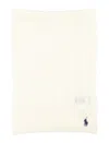 Polo Ralph Lauren Cable Wool-cashmere Scarf In Neutral