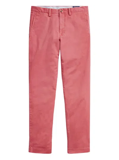 Polo Ralph Lauren Classic Chino Trousers In Red
