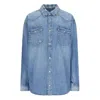 Polo Ralph Lauren Western Denim Shirt In Blue