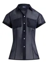 Polo Ralph Lauren Classic-collar Shirt In Black