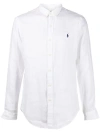 Polo Ralph Lauren Classic Fit Linen Shirt In White