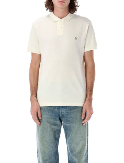 Polo Ralph Lauren Classic Cotton Piqué Polo In Large Size In White