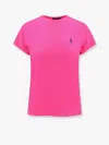 Polo Ralph Lauren Classic Cotton T-shirt In Pink