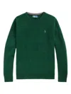 Polo Ralph Lauren Classic Crewneck Sweater In Deep Green In Black