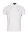 Polo Ralph Lauren Ralph Lauren Custom Slim Fit Stretch Mesh Polo Shirt In White