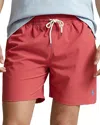 Polo Ralph Lauren Classic Fit 5.75 Swim Trunks In Nantucket Red