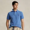 Polo Ralph Lauren Classic Fit Big Pony Mesh Polo Shirt In Blue