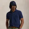 Polo Ralph Lauren Classic Fit Big Pony Mesh Polo Shirt In Cruise Navy
