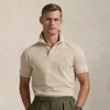 Polo Ralph Lauren Classic Fit Big Pony Mesh Polo Shirt In Stoneware Grey