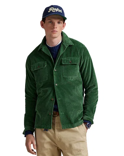 Polo Ralph Lauren Classic Fit Corduroy Shirt In Green