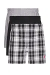Polo Ralph Lauren Classic Fit Cotton Boxer 3 Pack In Bengal Stripe  Stockton Plaid  & Polo Bl