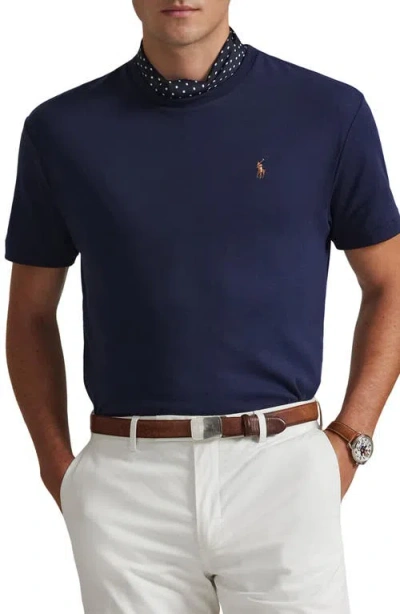 Polo Ralph Lauren Classic Fit Cotton Crewneck T-shirt In Blue