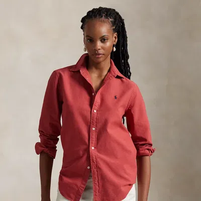Polo Ralph Lauren Classic Fit Cotton Oxford Shirt In Chilli Pepper
