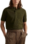 Polo Ralph Lauren Cotton Mesh Classic Fit Polo Shirt In Green