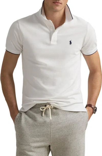 Polo Ralph Lauren Classic Fit Cotton Piqué Polo In White