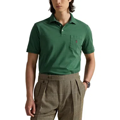 Polo Ralph Lauren Classic Fit Cotton Pocket Polo In Green