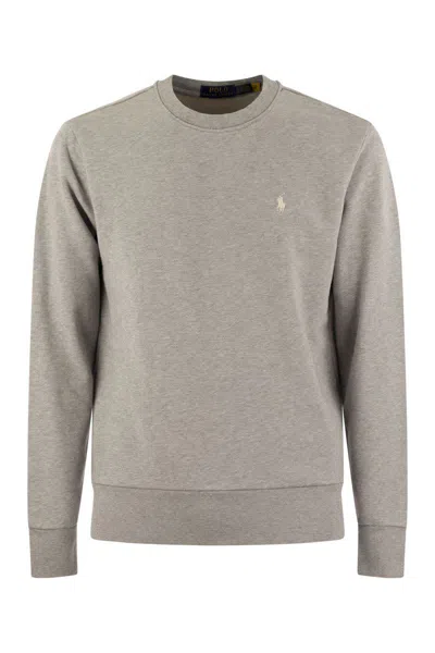 Polo Ralph Lauren Classic-fit Cotton Sweatshirt In Grey
