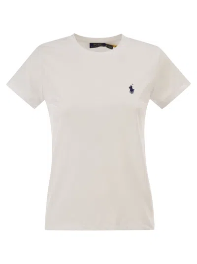Polo Ralph Lauren Classic Fit Crew Neck T Shirt In White