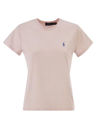 Polo Ralph Lauren Classic Fit Cotton Jersey T-shirt In Neutral
