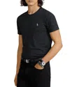Polo Ralph Lauren Cotton Jersey T-shirt In Black Heather
