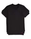 Polo Ralph Lauren Classic Fit Crewneck Undershirt, Pack Of 3 In Black