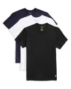 Polo Ralph Lauren Classic Fit Crewneck Undershirt, Pack Of 3 In Black/navy/white