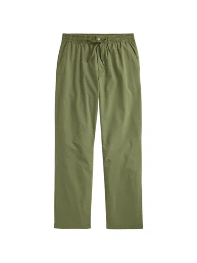 Polo Ralph Lauren Classic Fit Drawstring Trousers In Green