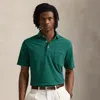 Polo Ralph Lauren Classic Fit Featherweight Mesh Polo In Cruise Green/newport Navy