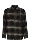Polo Ralph Lauren Mens 7000 Black Cream Checked Brushed Cotton Shirt Xl In Black