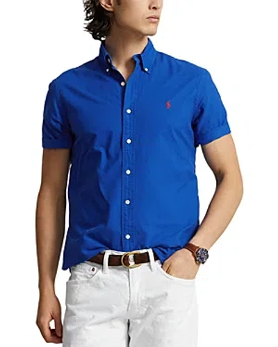 Polo Ralph Lauren Men's Classic-fit Garment-dyed Oxford Shirt In Saphire Star