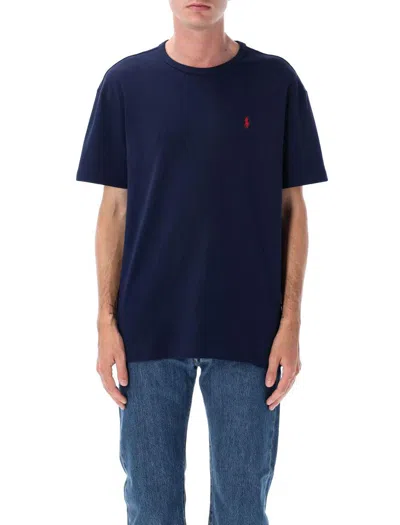 Polo Ralph Lauren Classic Fit Heavyweight Jersey T-shirt In Blue