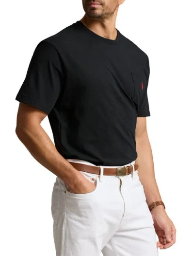 POLO RALPH LAUREN POLO RALPH LAUREN BIG & TALL CLASSIC FIT JERSEY CREWNECK POCKET TEE