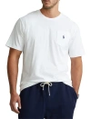 Polo Ralph Lauren Classic Fit Jersey Crewneck Pocket Tee In White