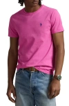 Polo Ralph Lauren Custom Slim Fit Jersey T-shirt Clothing In Peony/c7331