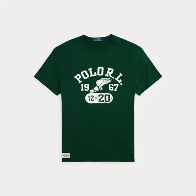 Polo Ralph Lauren Classic Fit Jersey Graphic T-shirt In Green