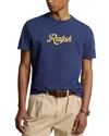 Polo Ralph Lauren Logo Printed Tshirt In Blue