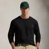 Polo Ralph Lauren Classic Fit Jersey Long-sleeve T-shirt In Black