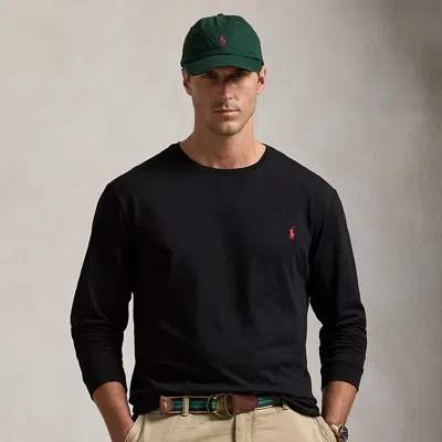 Polo Ralph Lauren Classic Fit Jersey Long-sleeve T-shirt In Black