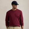 Polo Ralph Lauren Classic Fit Jersey Long-sleeve T-shirt In Vintage Port Heather/c758