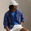 Polo Ralph Lauren Classic Fit Jersey V-neck T-shirt In Embayment Blue