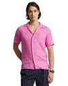Polo Ralph Lauren Classic Fit Linen Camp Shirt In Resort Rose
