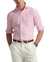 Polo Ralph Lauren Classic Fit Linen Shirt In Carmel Pink