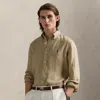 Polo Ralph Lauren Classic Fit Linen Shirt In Coastal Beige
