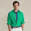 Polo Ralph Lauren Classic Fit Linen Shirt In Grasshopper Green